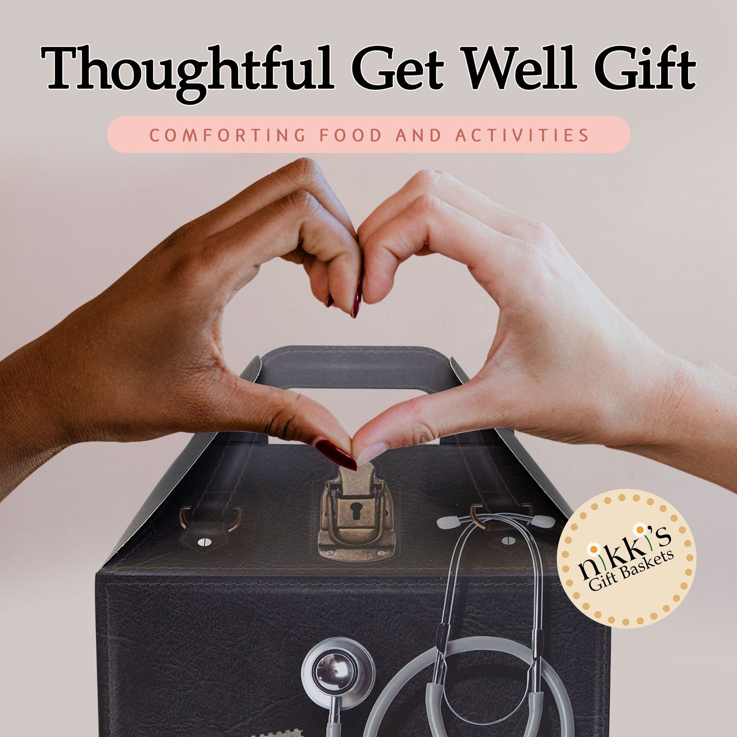 Kid's Get Well Soon Care Package, Children Illness Recovery Gift In Unique Doctor Box Designed for Child