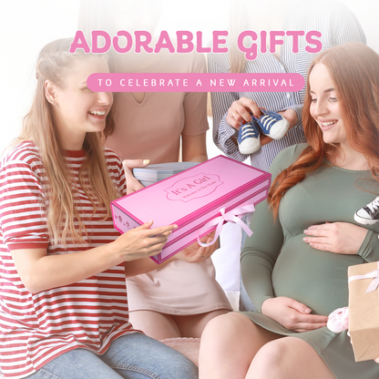 Unique Cupcake Baby Girl Gift, Newborn Gift Set, Adorable New Baby Clothing Gift for Baby Showers, Expecting Moms and New Parents, Pink